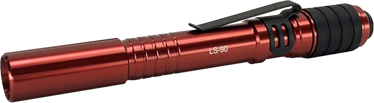 TerraLUX LED 2xAAA Penlight - 90 Lumens - High CRI LED - Red