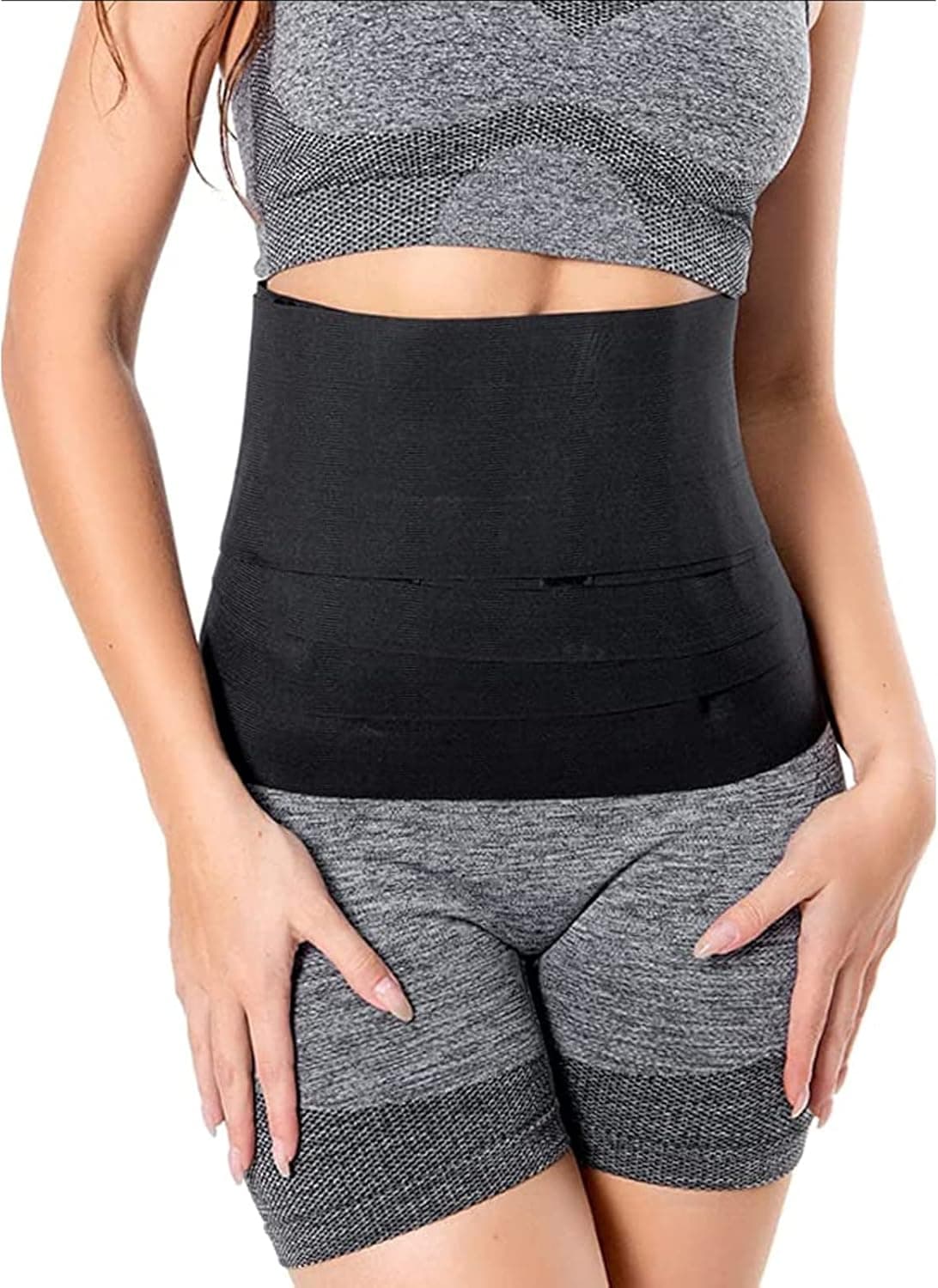 TiRain Waist Trainer for Women Sweat Waist Trimmer Band Waist Cincher Corset for Workout Body Shaper