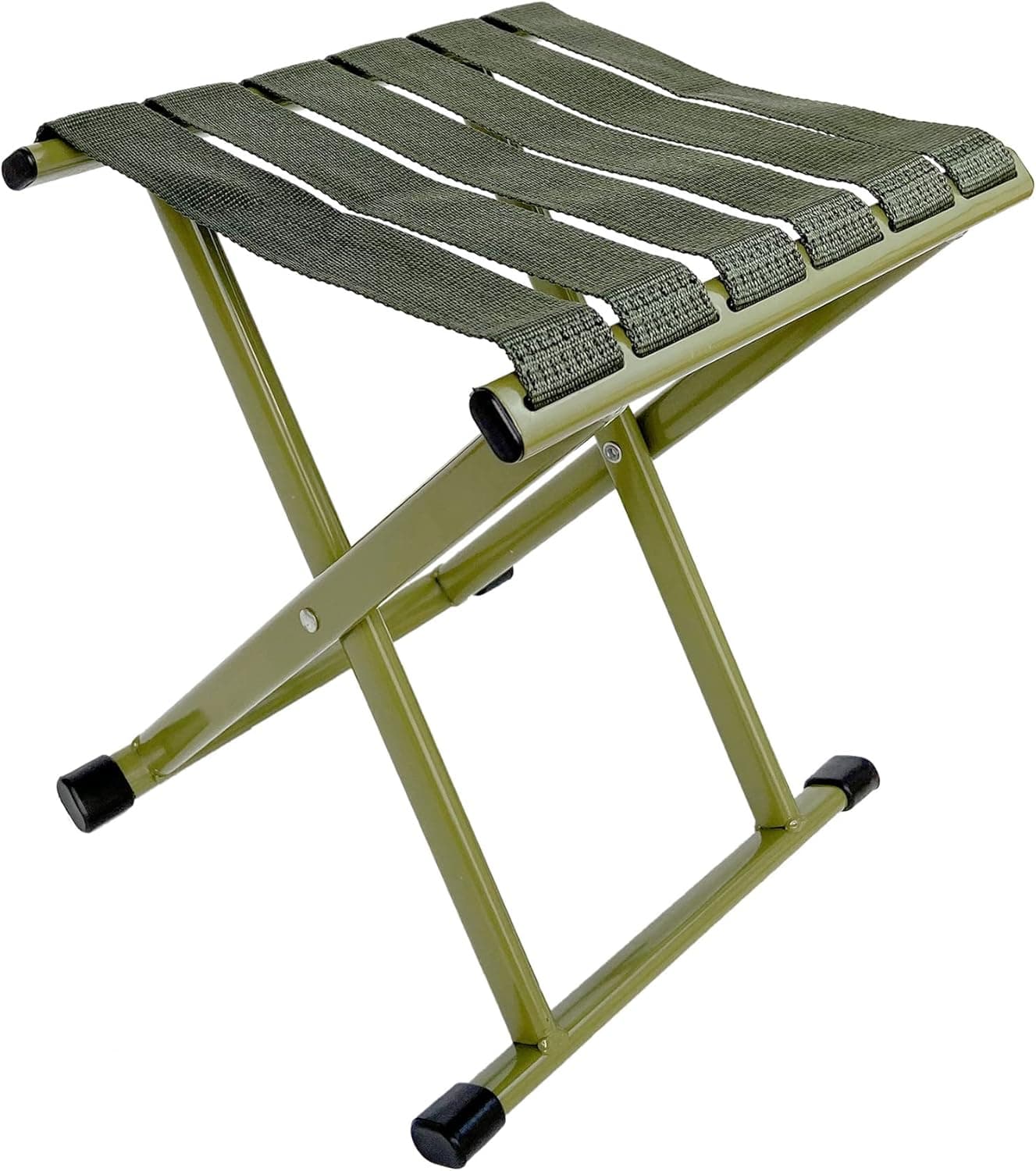 Mfruit Portable Folding Stool,Heavy Duty Camp Stool Chair,13.4" Height 400 lbs Load Capacity,Suitable for Home,Outdoor,Fishing,Garden,Hunting,Picnic,and Hiking Travel.