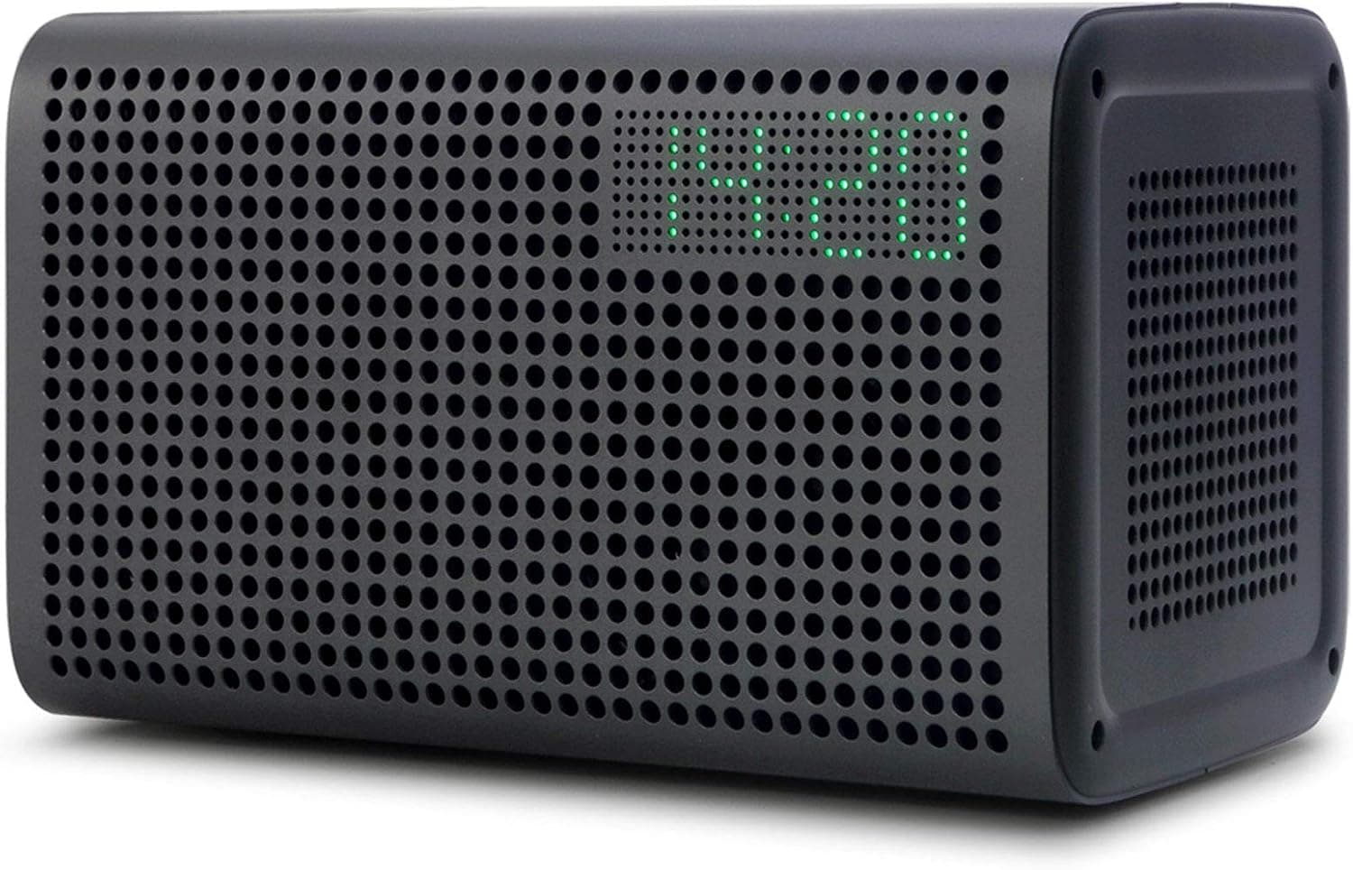 GGMM E3 Bluetooth WiFi Speaker Alexa Built-in Alexa Speaker HiFi 20W Rich Bass Stereo Sound Multi Room Play Smart Speaker Airplay Speaker with LED Clock Alarm Setting USB Charging Port (Black)