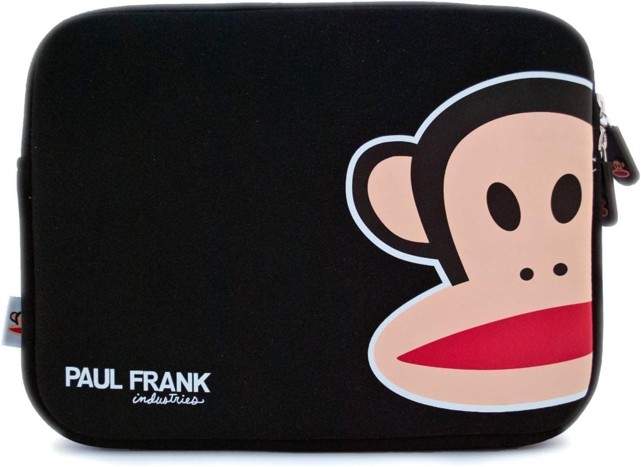 Paul Frank Themed iPad / 10 Inch Sleeve in Black