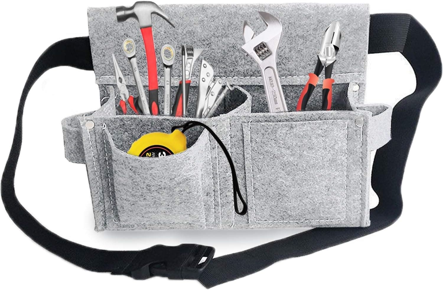 Carpenters Combo Tool Belt, Work Apron, Tool Pouch,Adjustable Waist Belt