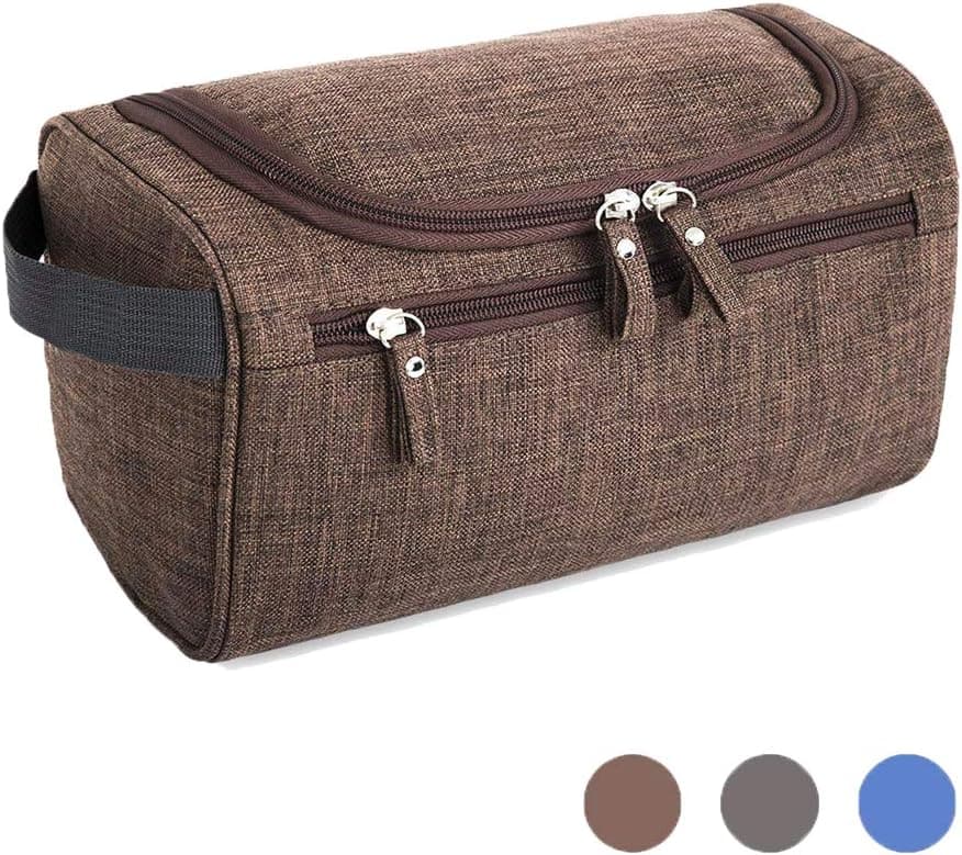 Double Ss Hanging Travel Toiletry Bag for Men and Women Waterproof Cosmetic Organizer for Make UP Dopp Kit Shower Bag with Sturdy Hook