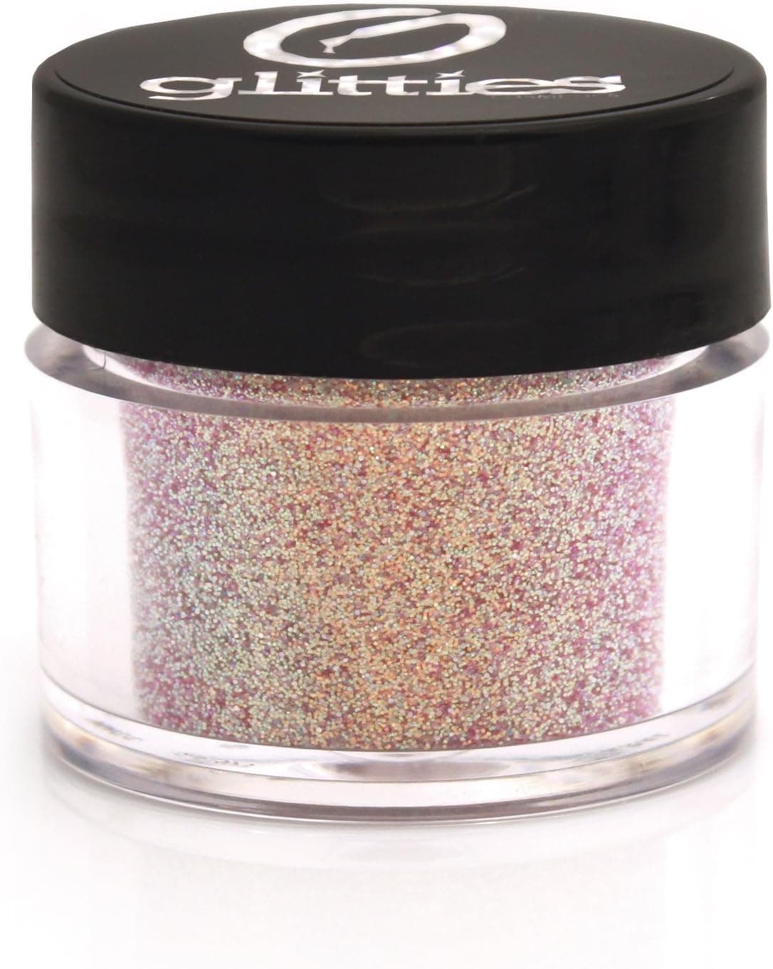 GLITTIES - Pretty in Pink - Cosmetic Extra Fine (.006") Mixed Glitter Powder - Make Up, Body, Face, Hair, Lips, Nails - (10 Gram Jar)