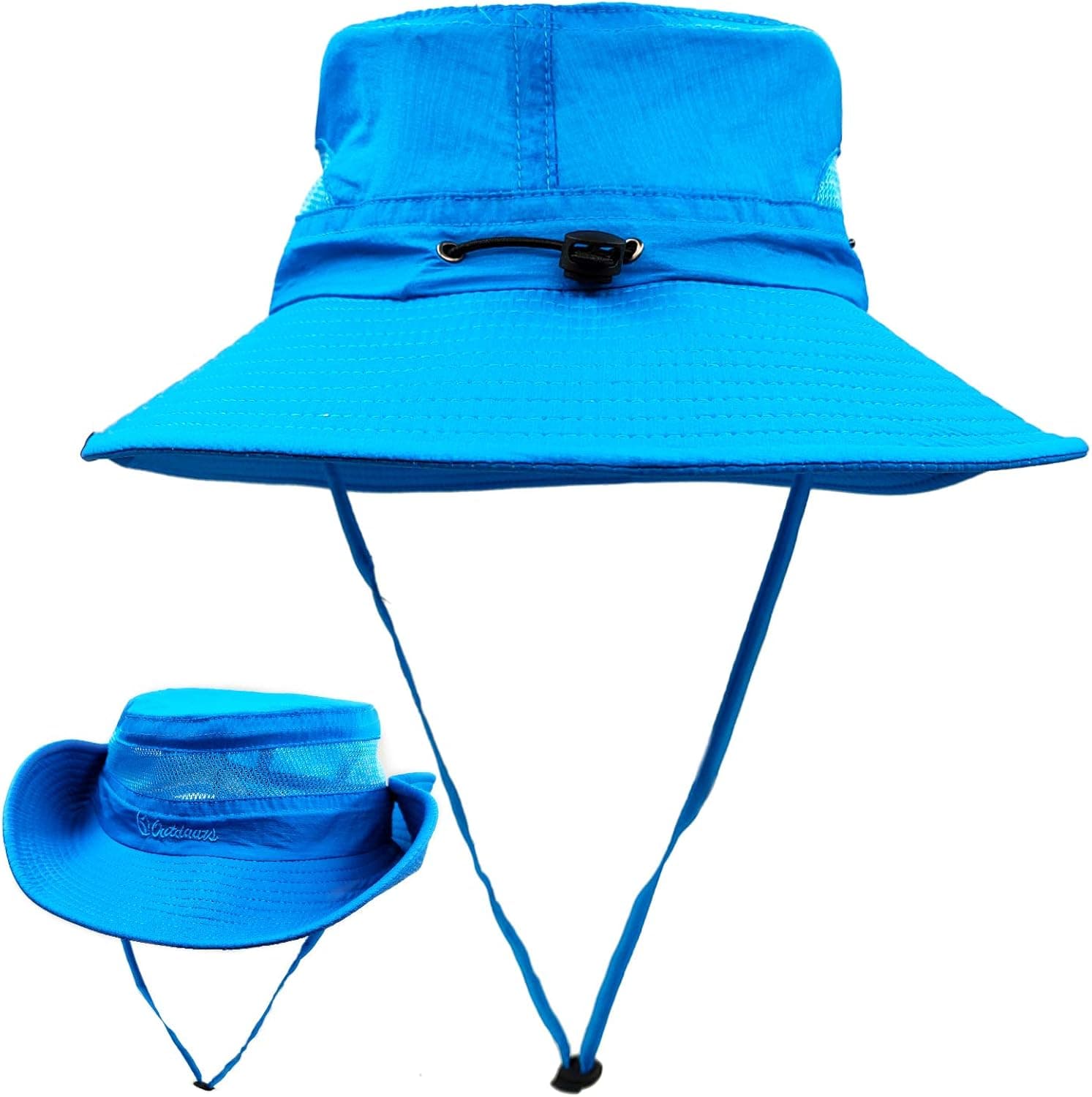 HOPSOOKEN Sun Hats for Women Wide Brim UV Protection Foldable Mesh Boonie Bucket Beach Fishing Hats Men Outdoor