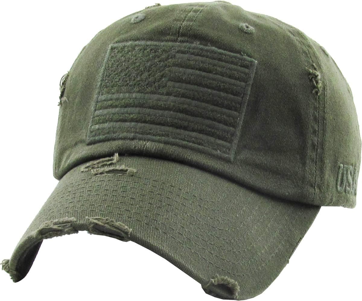 KBETHOS Tactical Operator with USA Flag Patch US Army Military Baseball Cap Adjustable