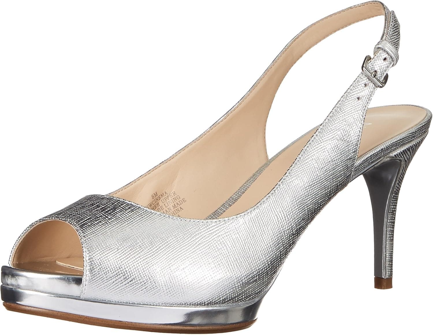 Nine West Women's Cinema Metallic Dress Pump