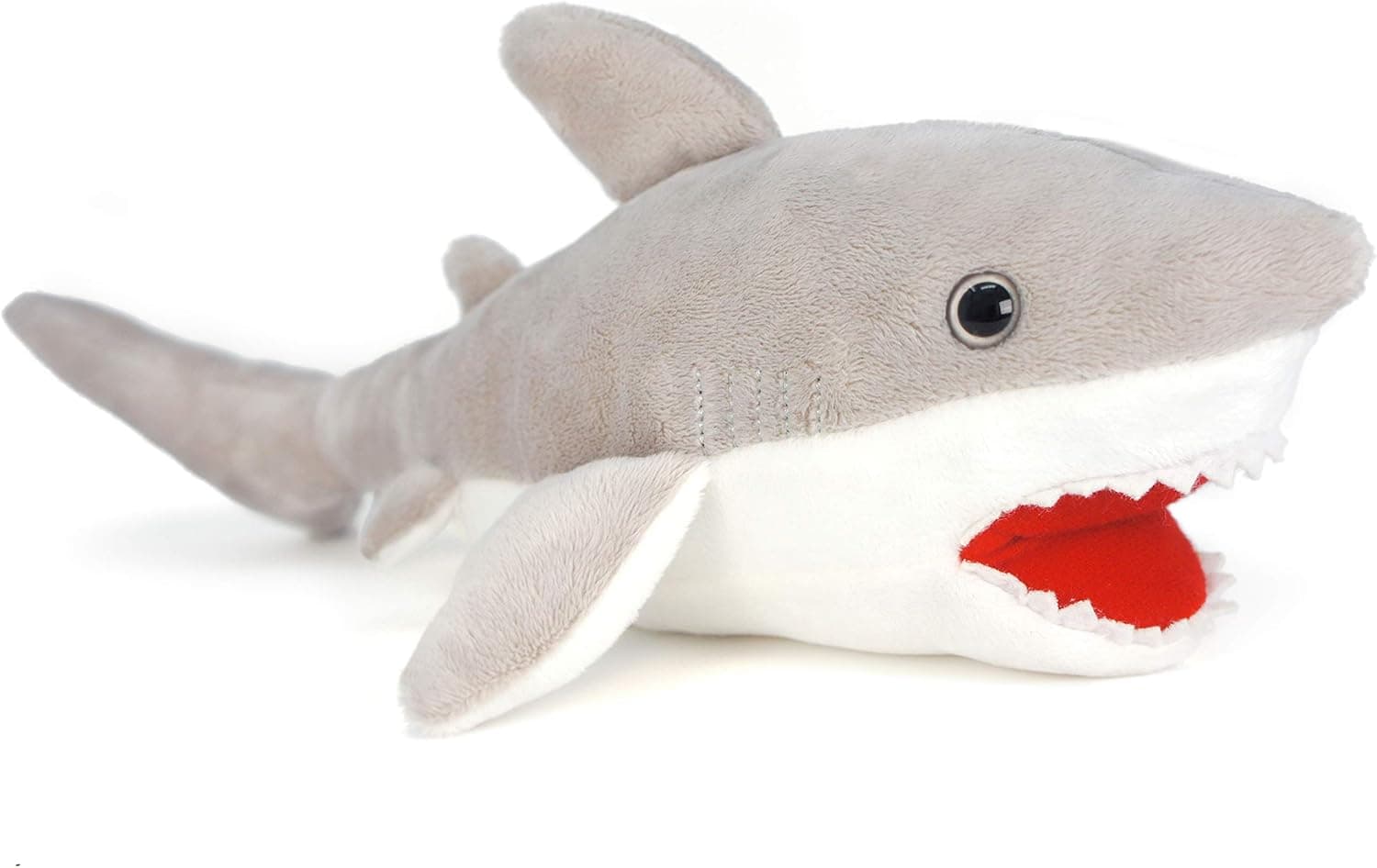 VIAHART Mason The Great White Shark - 15 Inch Stuffed Animal Plush - by Tiger Tale Toys