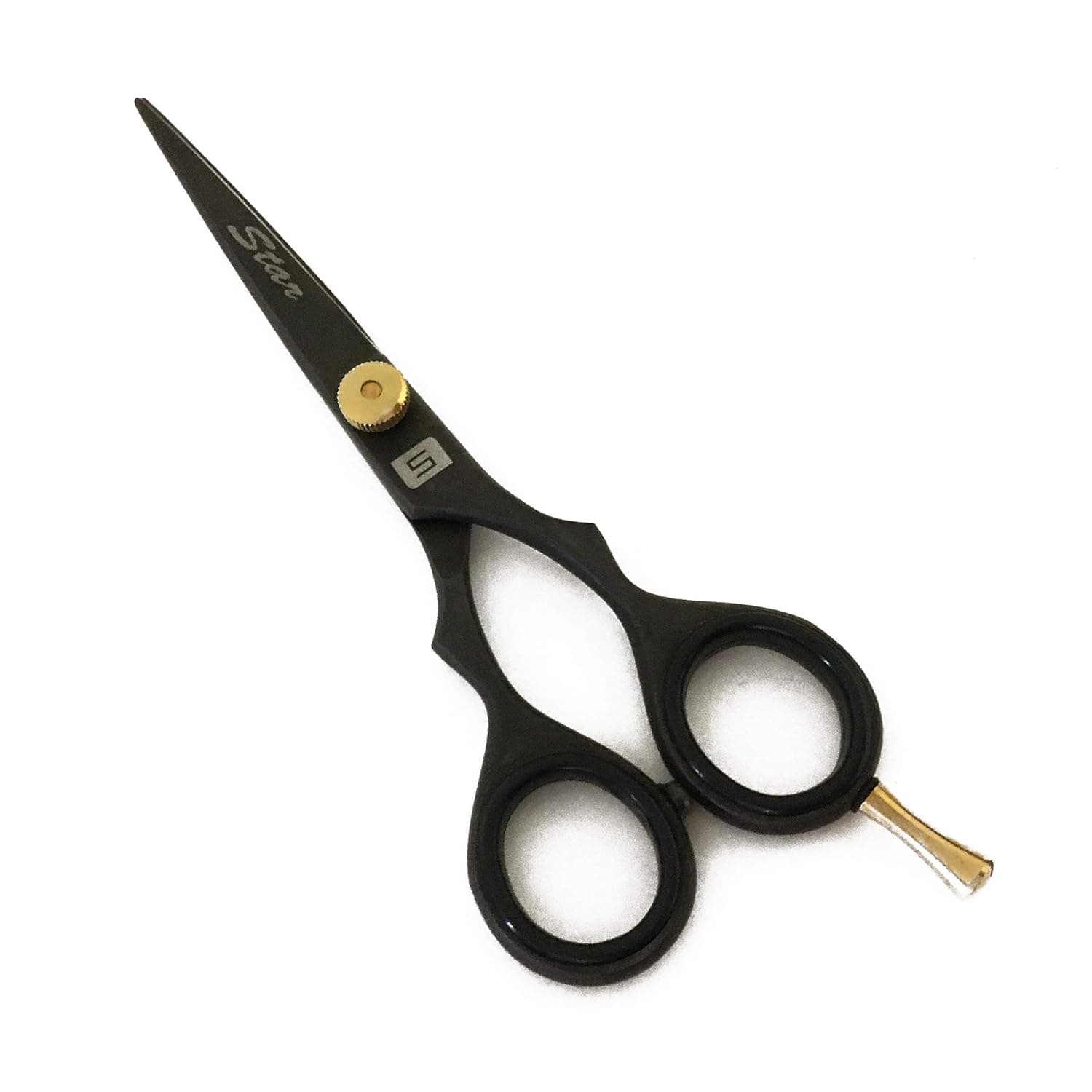 Haircut Scissors Barber Hair Cutting Shears 5.5" Razor Edged Durable Japanese Steel Salon Hair Cutting Scissors Smooth Cutting Comfortable Grip