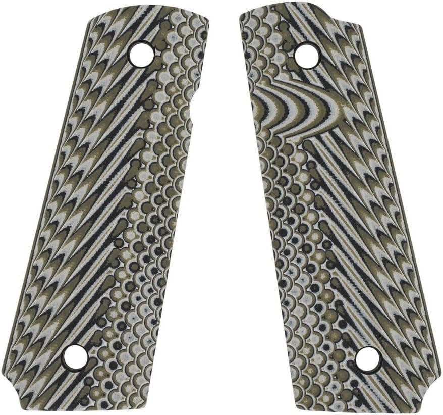 VZ Grips Operator II Tactical 1911 Gun Grips, Superior Comfort, Superior Control, Made in The USA, 2 Panels