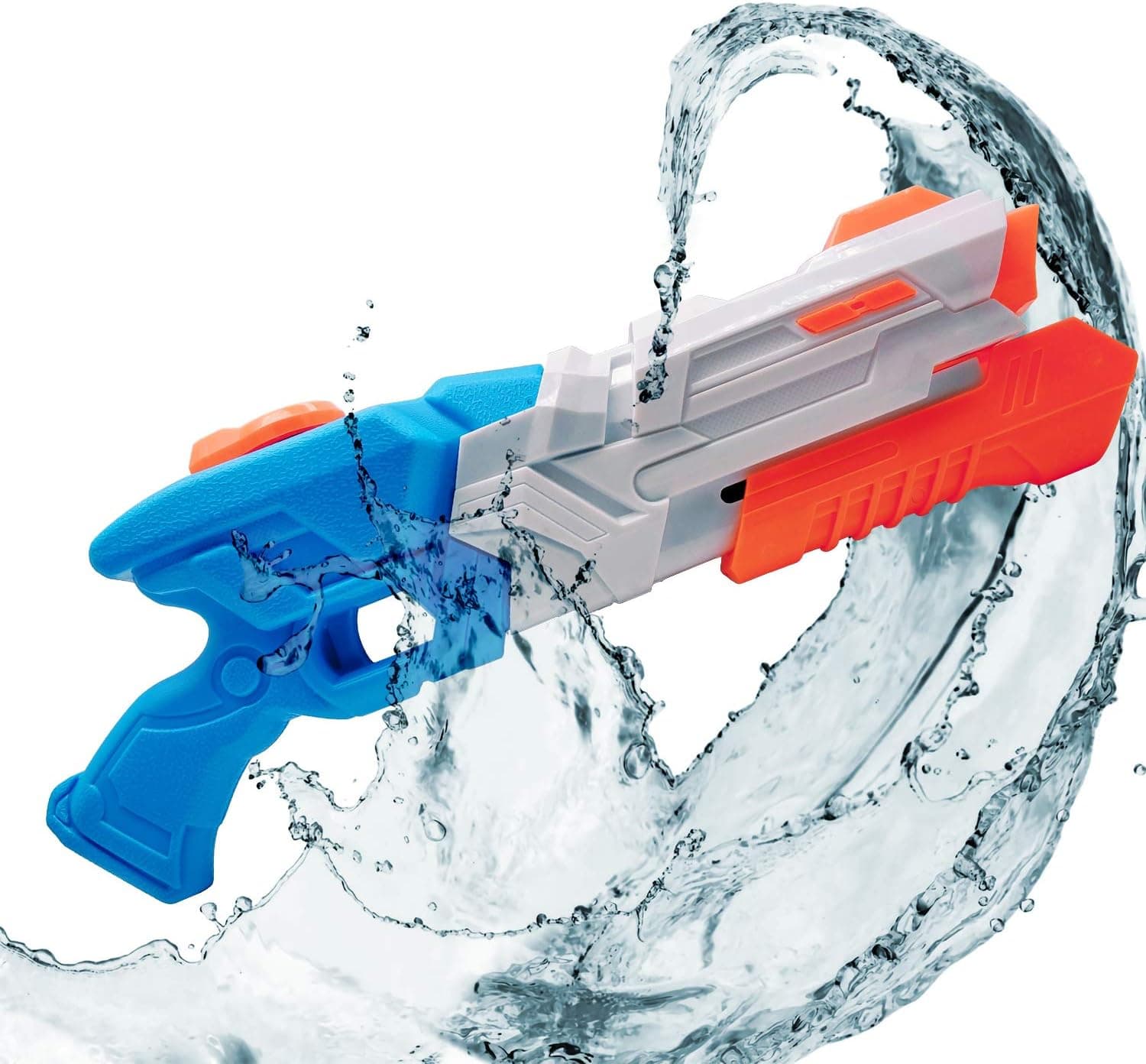 Whiteleopard Water Gun Water Blaster Large Capacity Squirt Gun, Shoots Up to 35 Ft- Game Fun Far Range Party Favor Toy for Kids and Adults