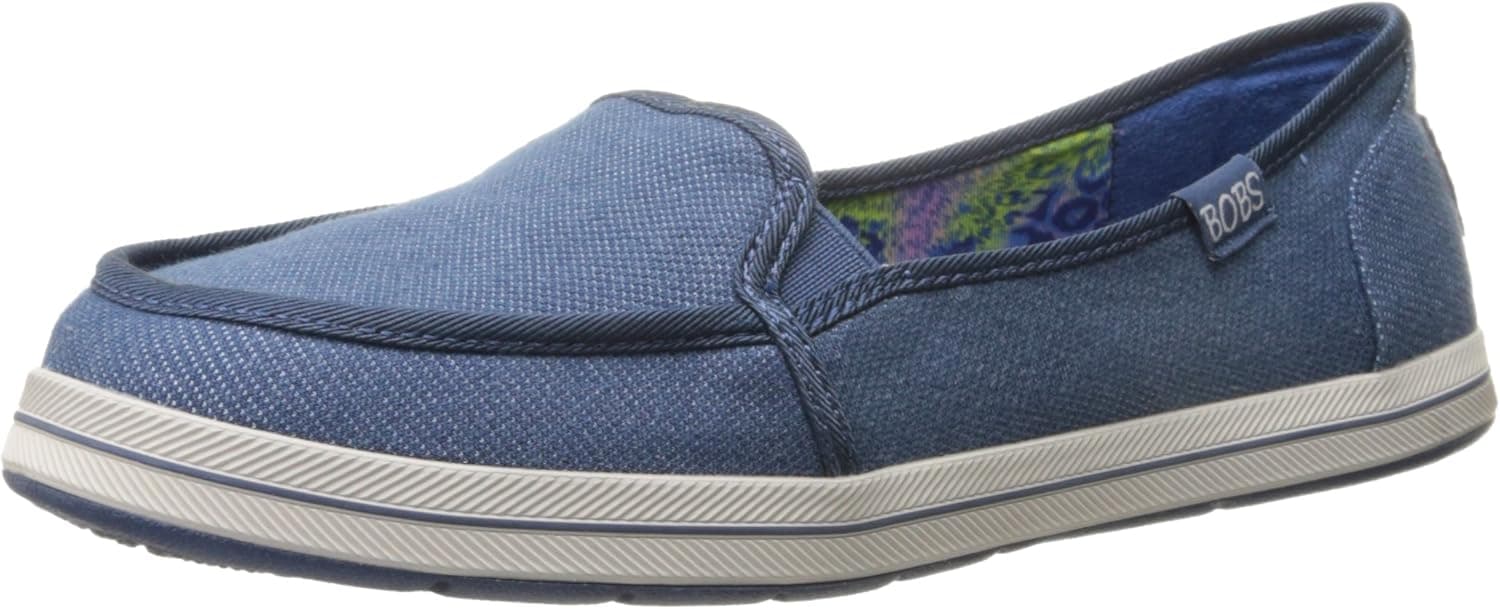 BOBS from Skechers Women's Flexy Fashion Slip-On Flat Sneaker