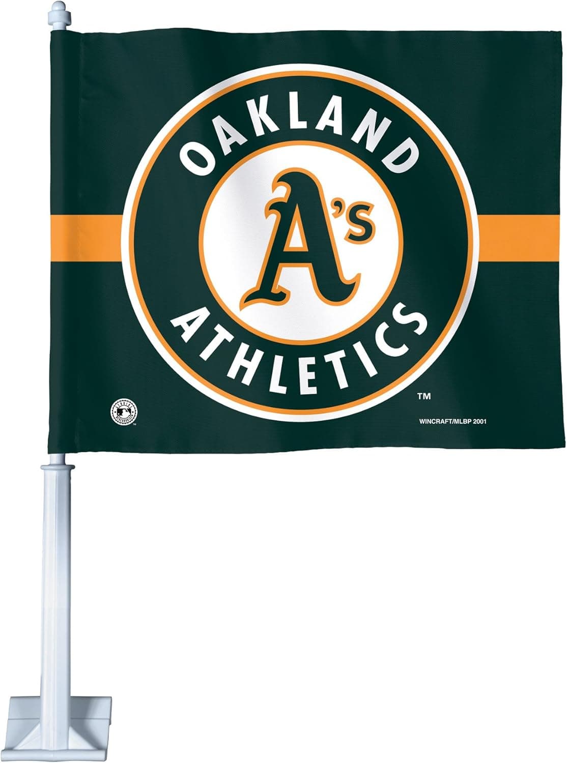 MLB Oakland A's Car Flag