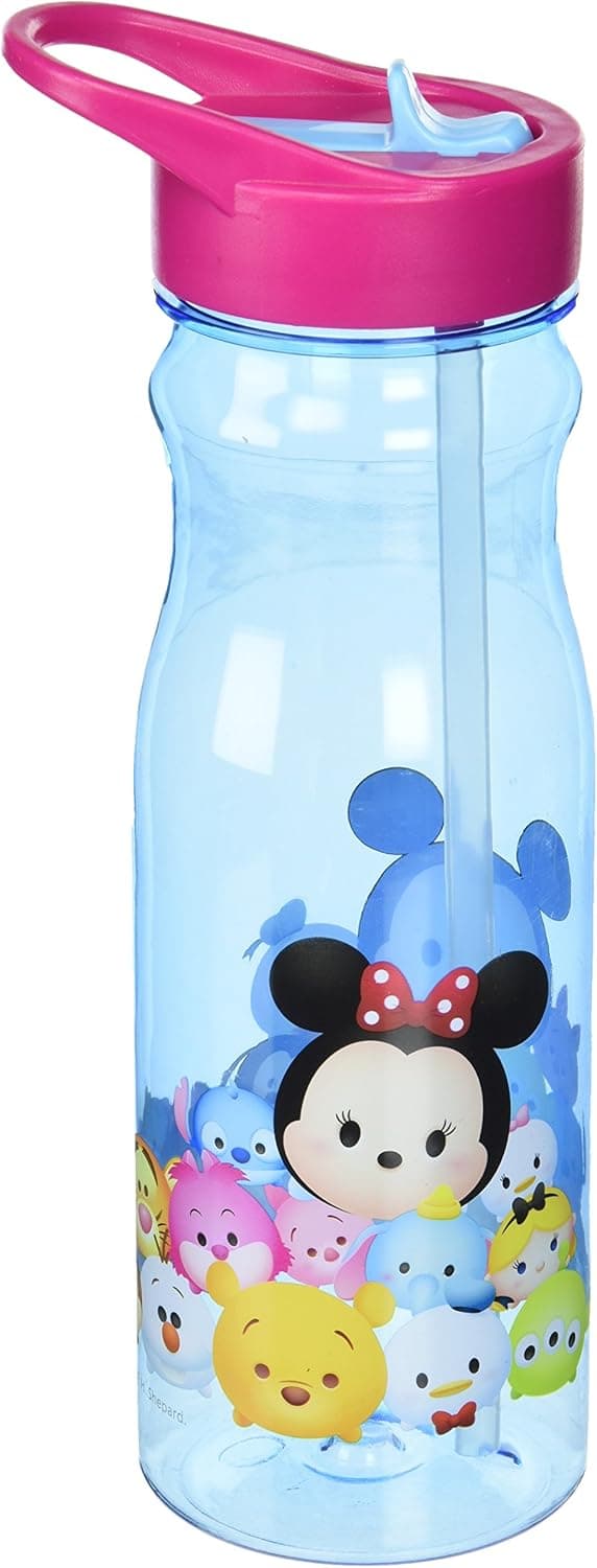 Zak Designs Tsum Tritan Straw Bottle, 25 oz, Multicolor