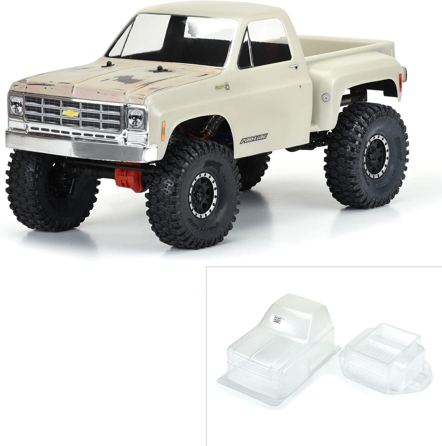 Pro-line Racing 1/10 1978 Chevy K-10 Clear Body 12.3" 313mm Wheelbase Crawlers PRO352200 Car/Truck Bodies Wings & Decals