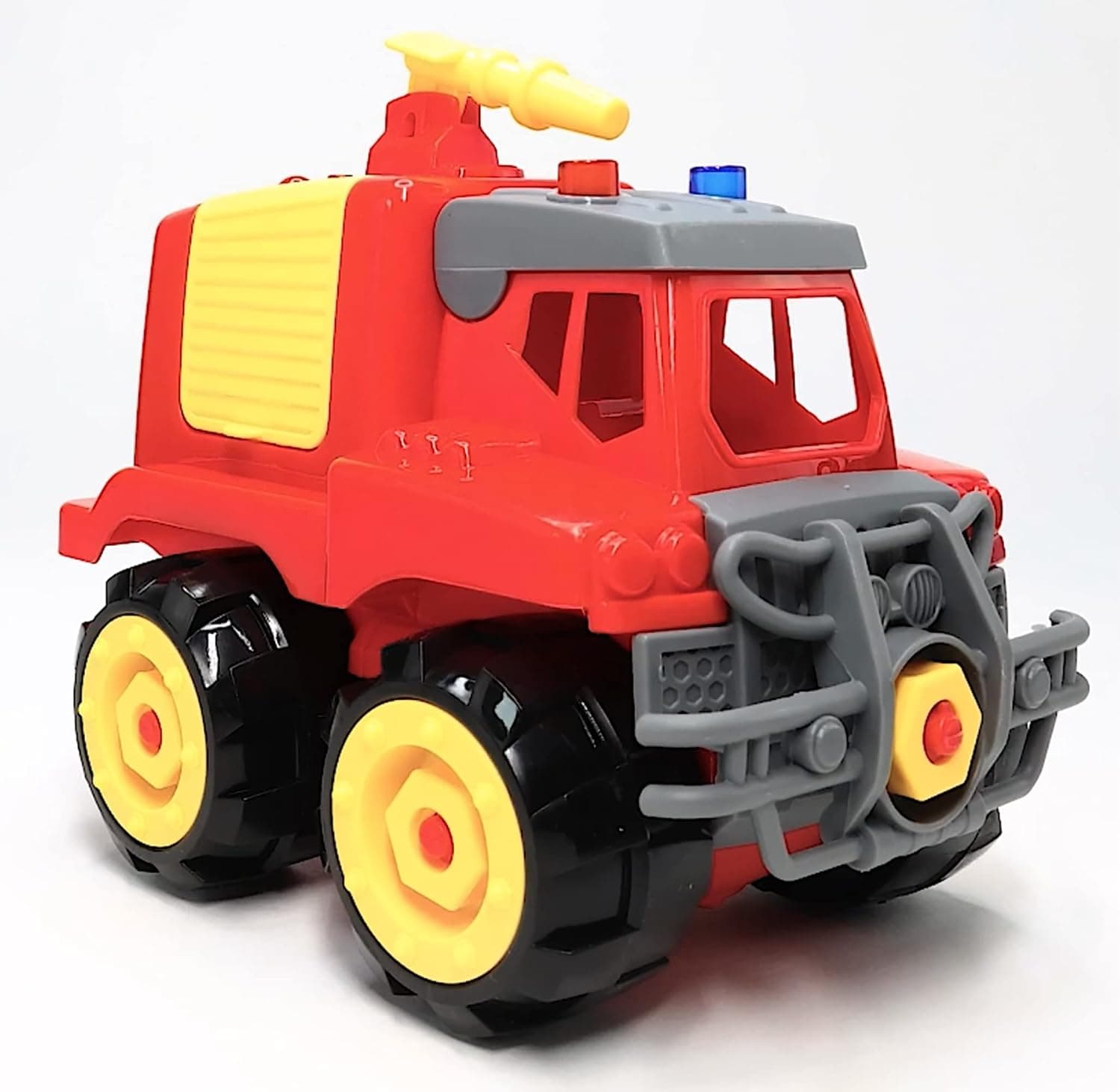 Take Apart Fire Truck Toy for Boys & Girls - STEM Toys for 3 Year Old - Electric Drill - Firetruck Toys for Kids 3-8 - Perfect STEM Activities for Kids Ages 5-7 - Building Toys Trucks with Kids Tools