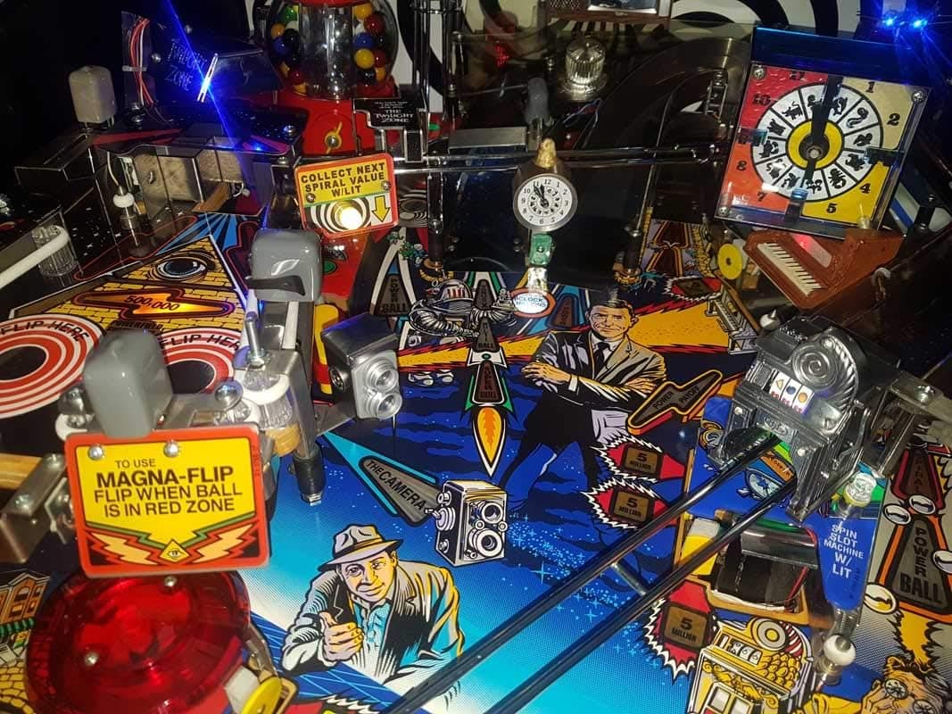 Twilight Zone Pinball Spiral Sign!