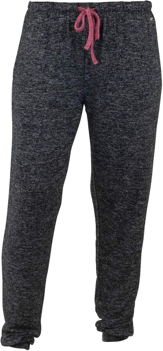 Hello Mello Carefree Threads Jogger Pants with Luxurious Soft Fabric and Adjustable Elastic Waistband (Black, Medium 8-10)