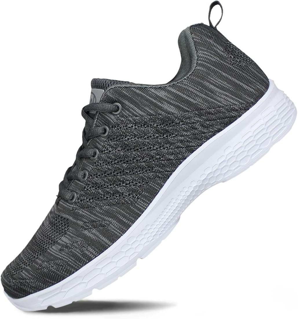 Hawkwell Women's Running Shoes Knit Breathable Lightweight Athletic Walking Sneaker
