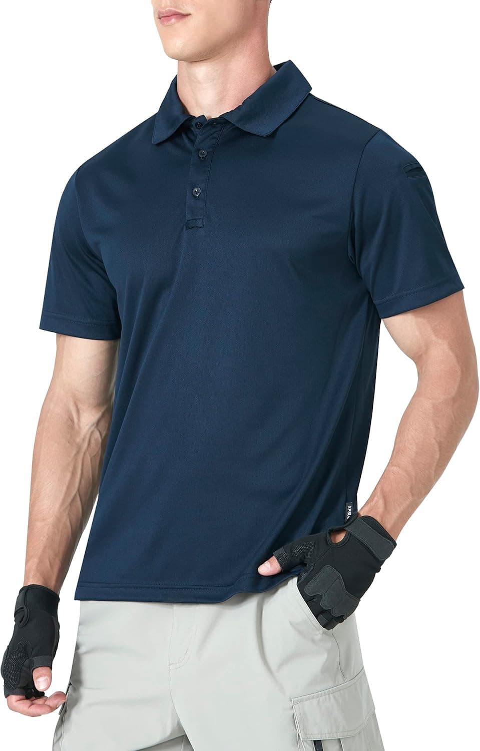 KPSUN Mens Casual Polo Shirts Short Sleeve Lightweight Golf Shirts Quick Dry Slim Cut Work Shirts