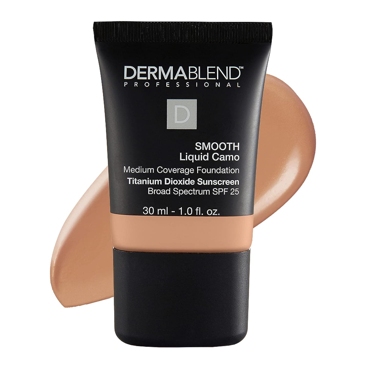 Dermablend Smooth Liquid Camo Foundation for Dry Skin with SPF 25, Medium Coverage Foundation and Hydrating Makeup