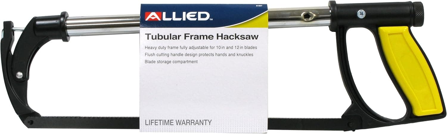 TUBULAR FRAME HACKSAW W/ 12" BLADE