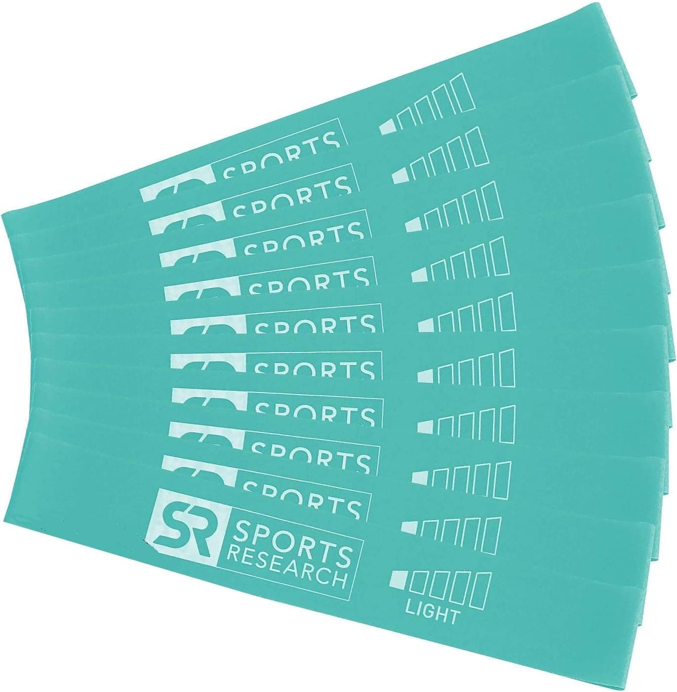 Sweet Sweat Mini Loop Bands | Hip Booty Bands for Squats & Lunges | Therapy Mini Loop Bands | Includes Free Mesh Carrying Bag
