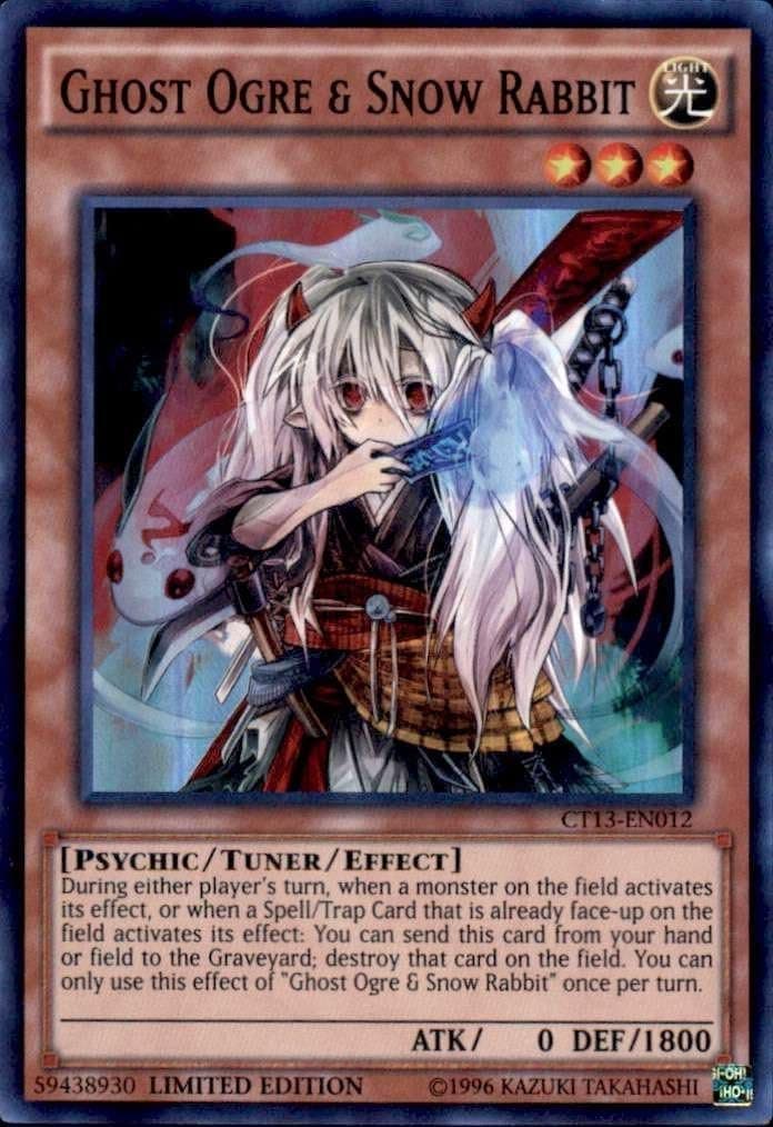 YU-GI-OH! - Ghost Ogre & Snow Rabbit (CT13-EN012) - 2016 Mega-Tins - Limited Edition - Super Rare