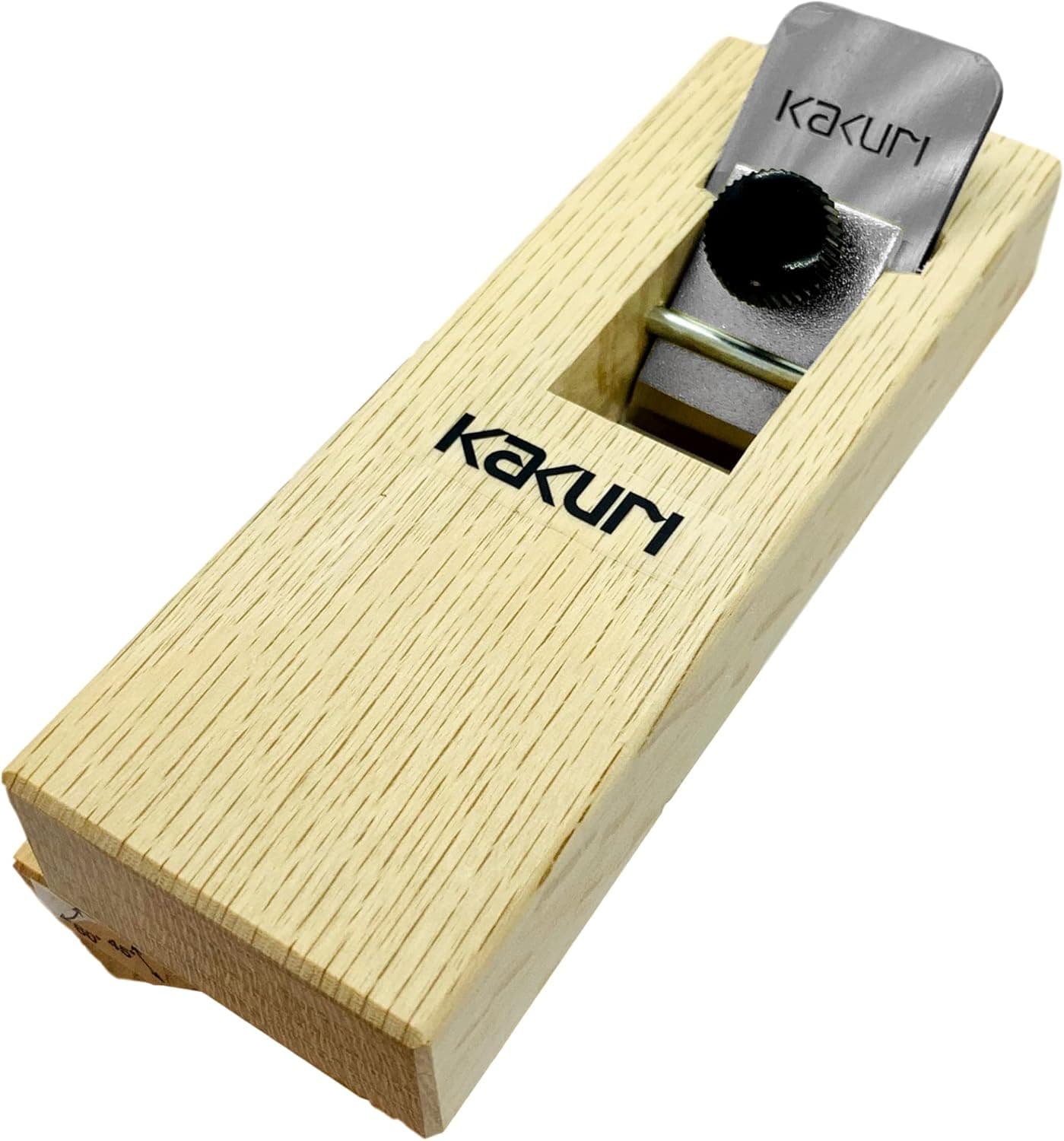 KAKURI Chamfer Plane for Wood 30, 45, 60 Degree Adjustable, Japanese Hand Plane KANNA WoodWorking Edge Corner Plane, Edge Trimming Chamfer Tool, Razor Japanese Steel Blade & Oak, Made in JAPAN