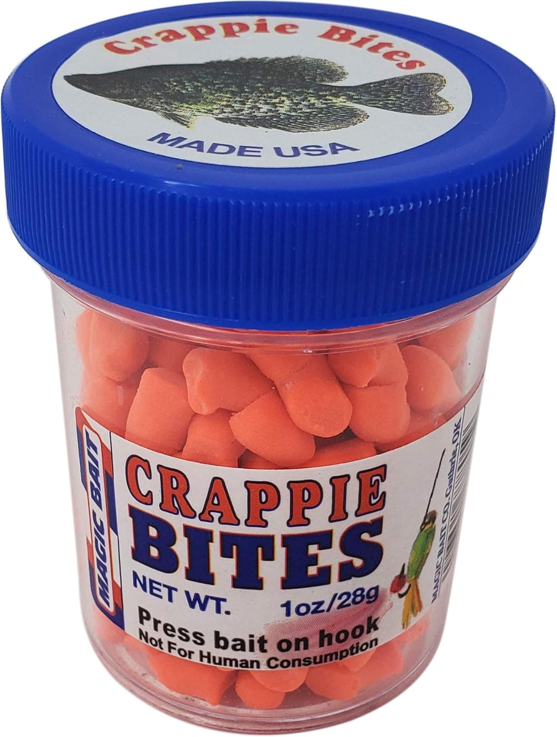 Magic Bait Crappie Bites Crappie Nibbles Fishing Lures - Fishing Bait and Fishing Candy in 1 Ounce (28 Grams) Jar