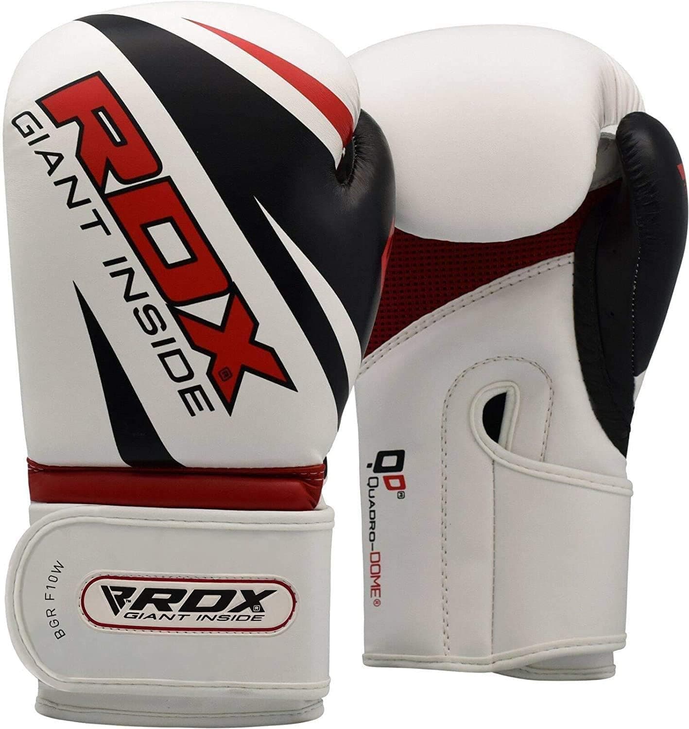 RDX Boxing Gloves for Training and Muay Thai - Maya Hide Leather Mitts for Sparring, Fighting and Kickboxing – Good for Punch Bag, Focus Pads, Grappling Dummy and Double End Speed Ball Punching