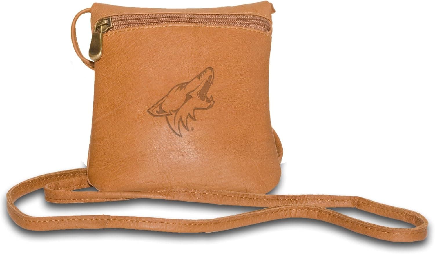 NHL Tan Leather Women's Mini Handbag