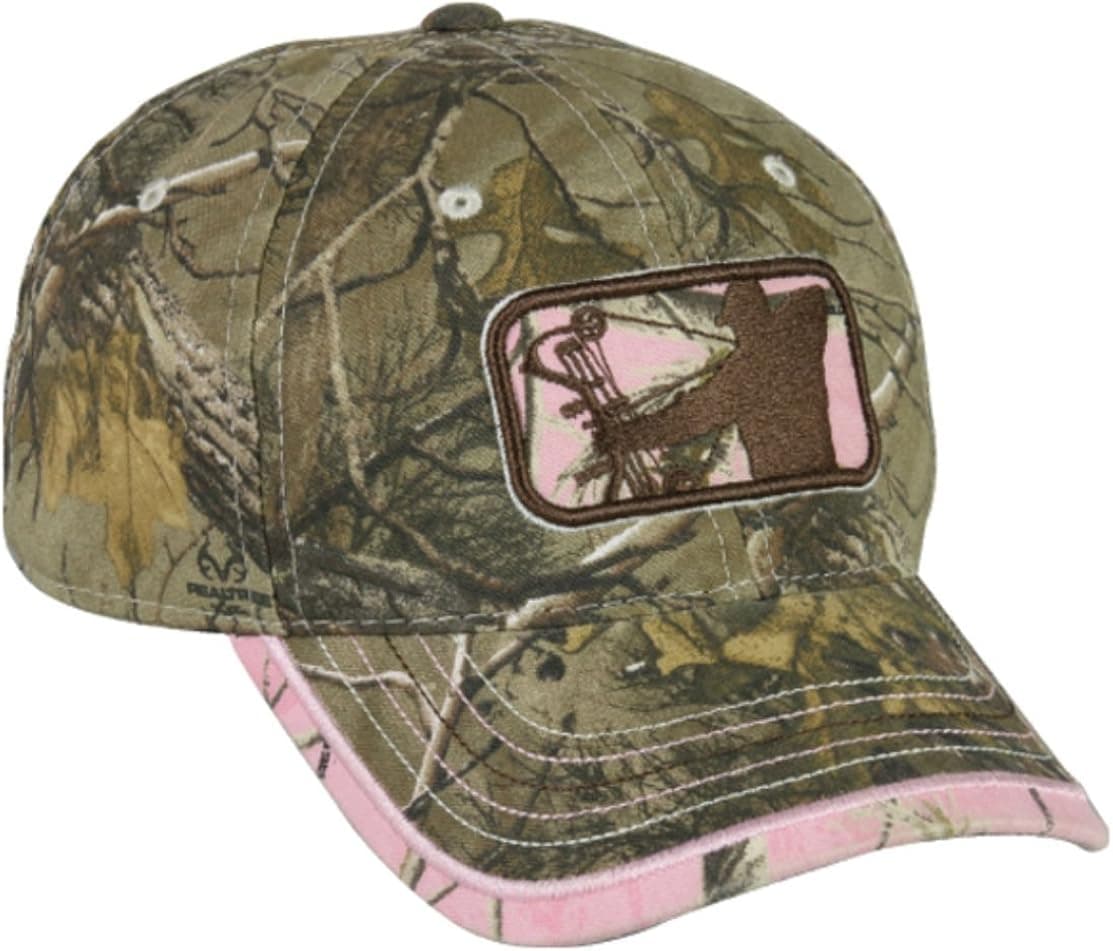 Ladies Major League Bowhunter Realtree Xtra/Realtree APC Pink Hunting Hat