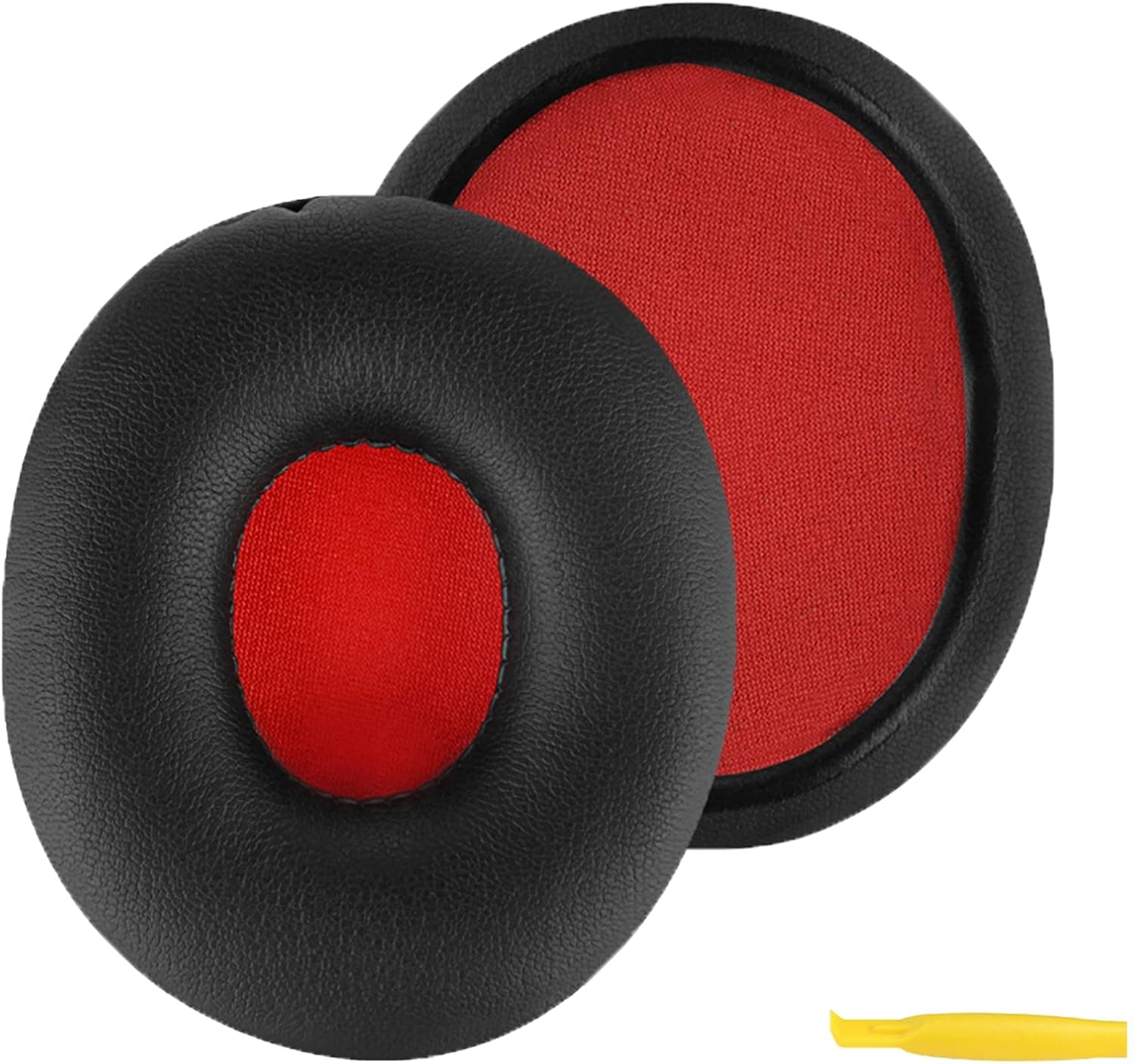 Geekria QuickFit Protein Leather Replacement Ear Pads for Sony MDR-ZX750DC MDR-ZX750 MDR-ZX750AP MDR-ZX750BN Headphones Earpads, Headset Ear Cushion Repair Parts (Black)