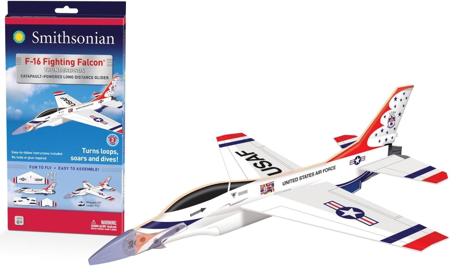 Smithsonian Giant Glider - F-16 Fighting Falcon Thunderbirds