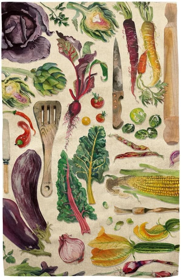 Emma Bridgewater Vegetable Garden Cotton Kitchen Dish Towel
