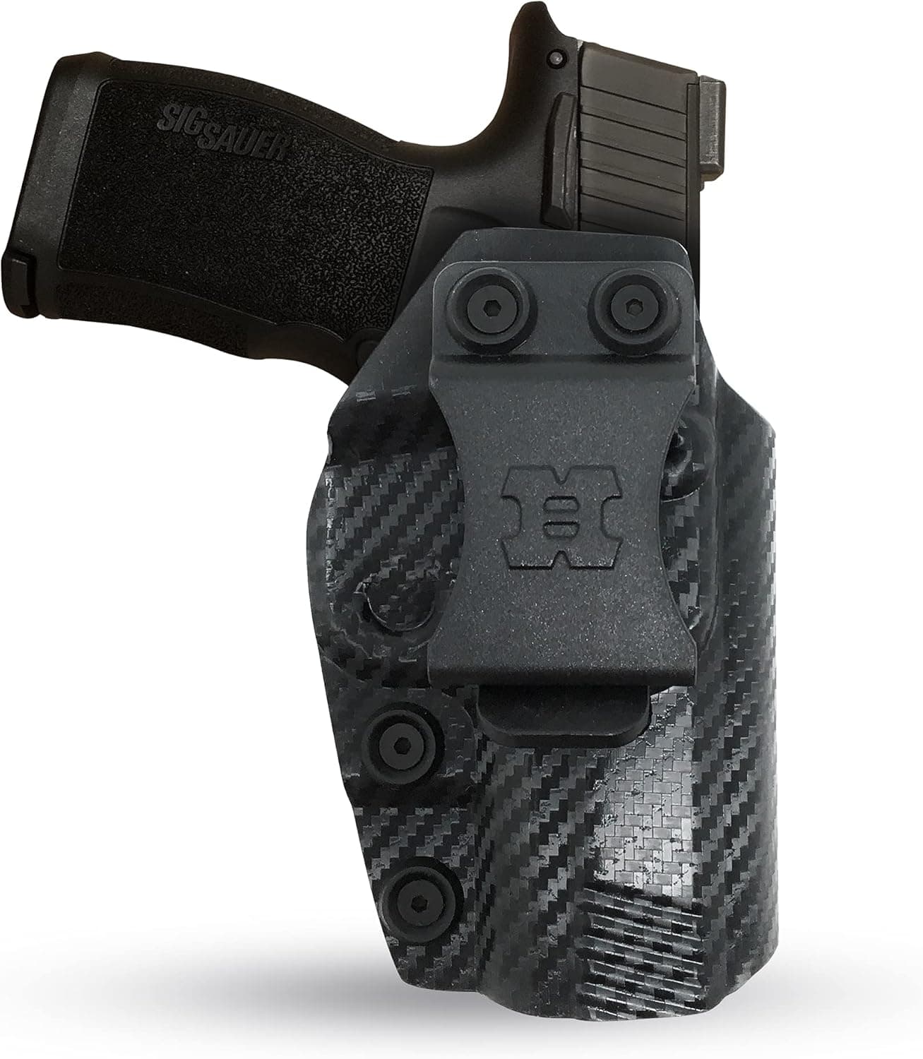 Concealed Carry Iwb Kydex Holster for SIG Sauer P365XL by Houston | Lined Inside for Strong Retention and Protection | Reinforced Plastic Clip Lightweight