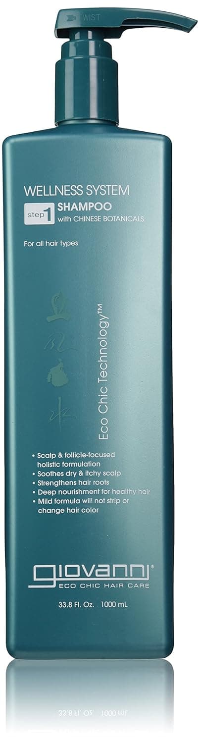 Giovanni Wellness System Shampoo, 33.8 Fluid Ounce