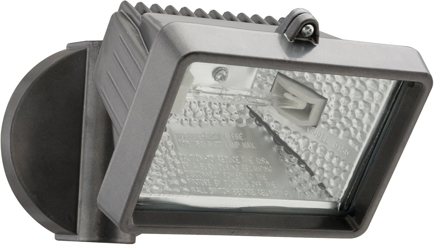 Lithonia Lighting OFLM 150Q 120 LP BZ M12 Mini Single-Head Flood Light 150-Watt Double Ended Quartz Halogen Lamp, Black Bronze