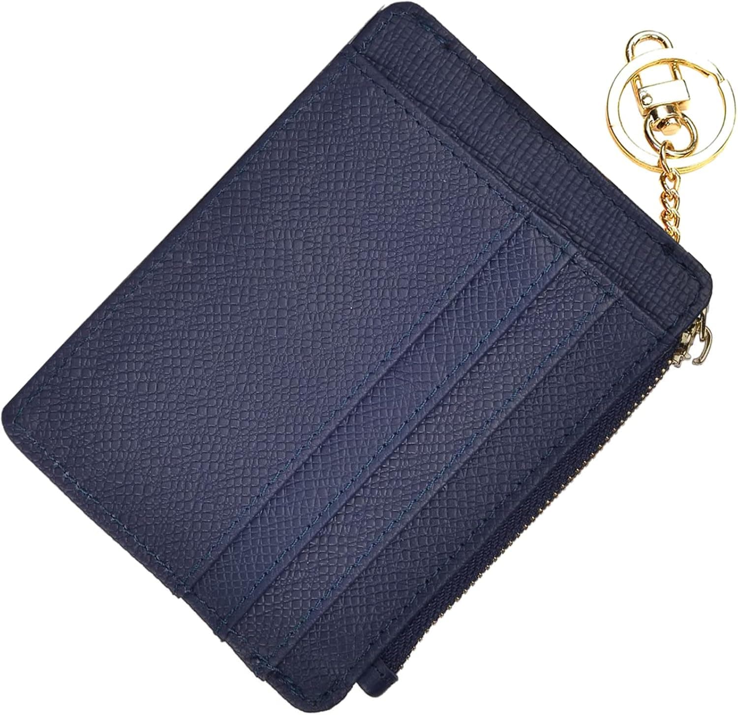 woogwin Womens Slim RFID Credit Card Holder Mini Front Pocket Wallet Coin Purse Keychain