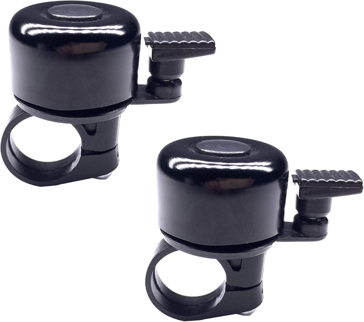 Intoy Bicycle Bell Alloy Mini, Loud Clear Sound Bike Bells for Adults and Kids - Fits 7/8 Inch Bicycle Handle Bar