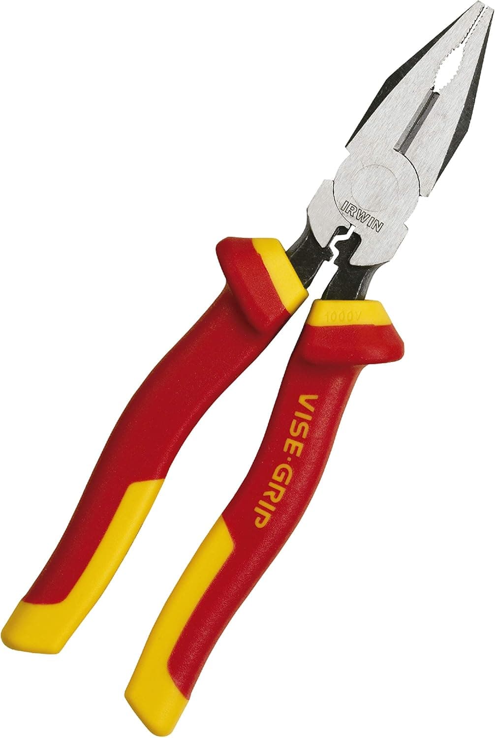 IRWIN Tools VISE-GRIP Pliers, Lineman's, 1000-Volt Insulated, 8.5-inch (10507529NA)