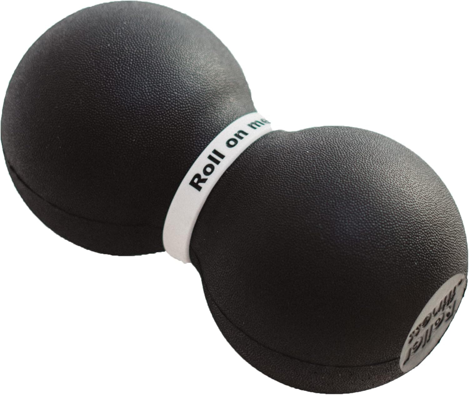 Roller Fitness Infinity Roller, Peanut Foam Roller, Large 8-Inch Double Massage Ball Exercise Roller (Black - Standard)