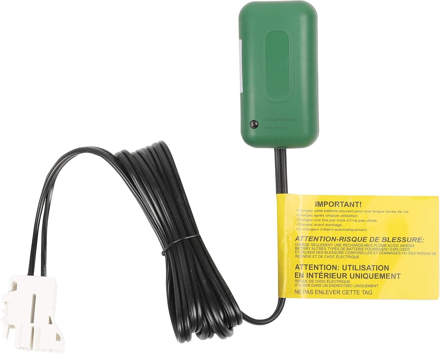 6 Volt Battery Charger for Peg Perego Lil Tractor and Trailer IGED1112 / Santa Fe Train IGED1071 Children Ride On Car, Replacment Charger for Peg-Perego Ride-On Toys (NOT Official)