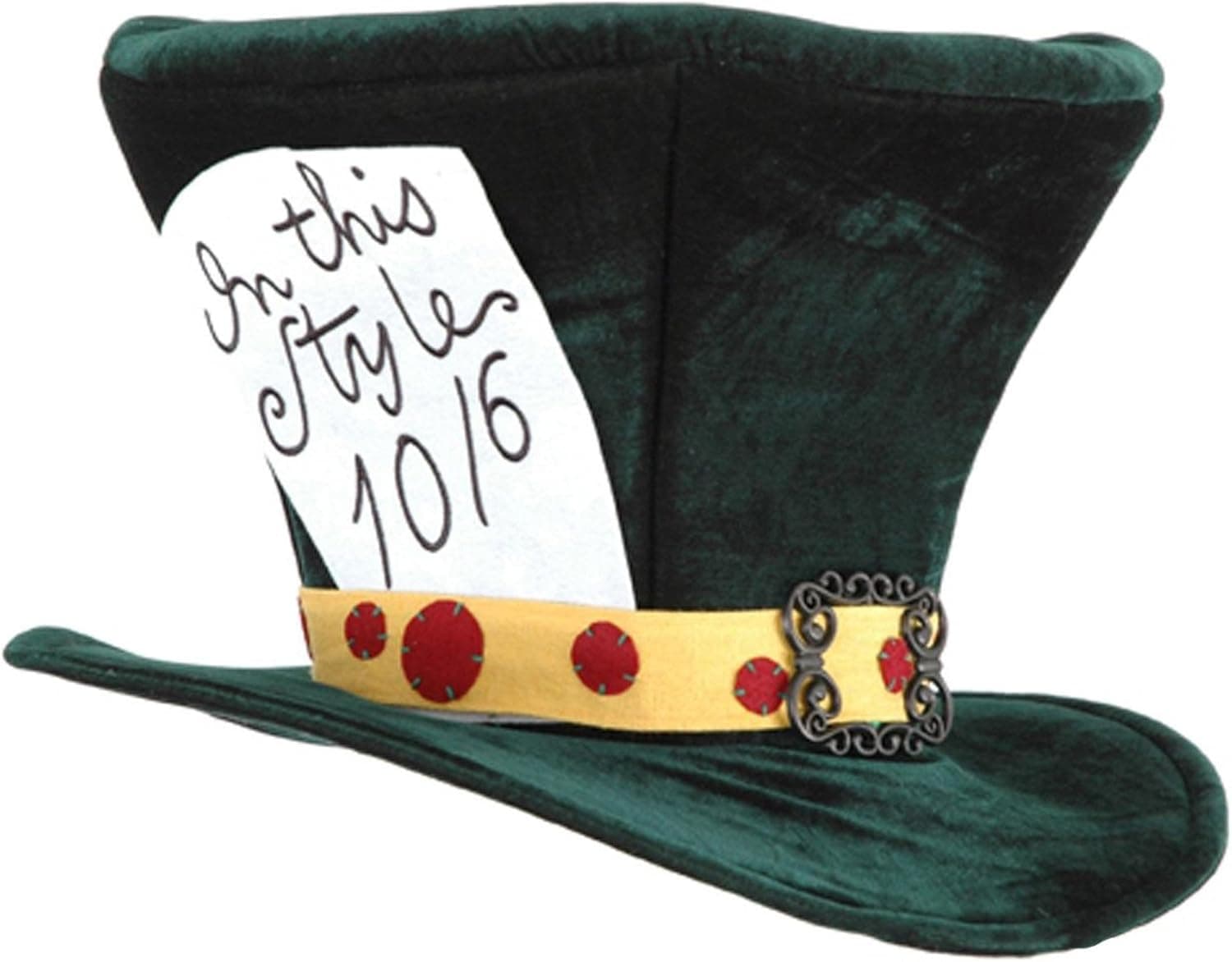 Oversized Green Mad Hatter Costume Hat for Adults and Teens