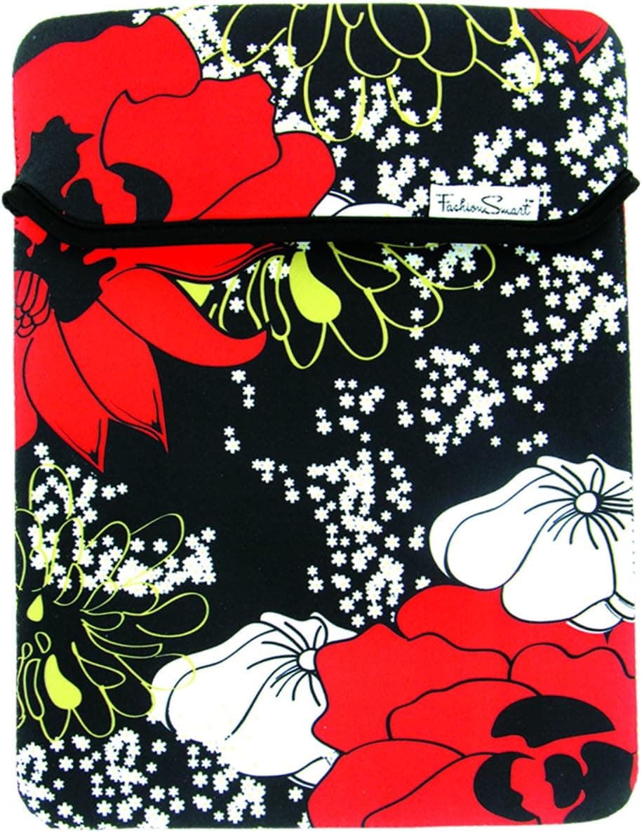 DM Merchandising Inc. Fashion Smart Reversible Tablet Sleeve (Mystic Garden) - Compatible with Up to 10" Tablets