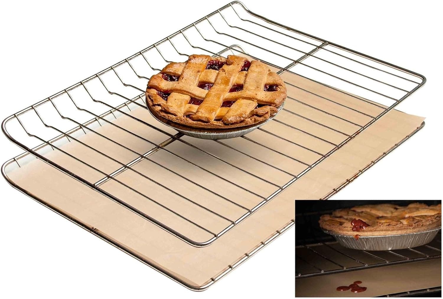 Baking Mats Silicone Non-stick Oven Liner Heavy Duty Reusable Easy to Clean Baking Mat 23 Inches X 16.25 Inches 1 Pcs