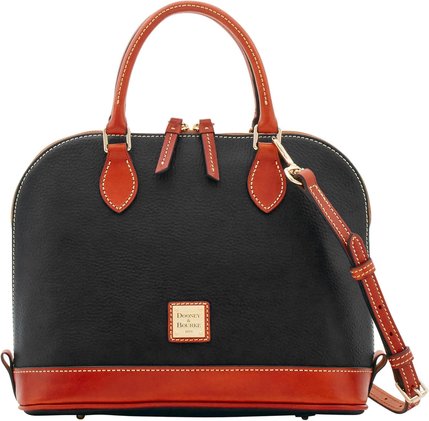 Dooney & Bourke Handbag, Pebble Grain Zip Zip Satchel