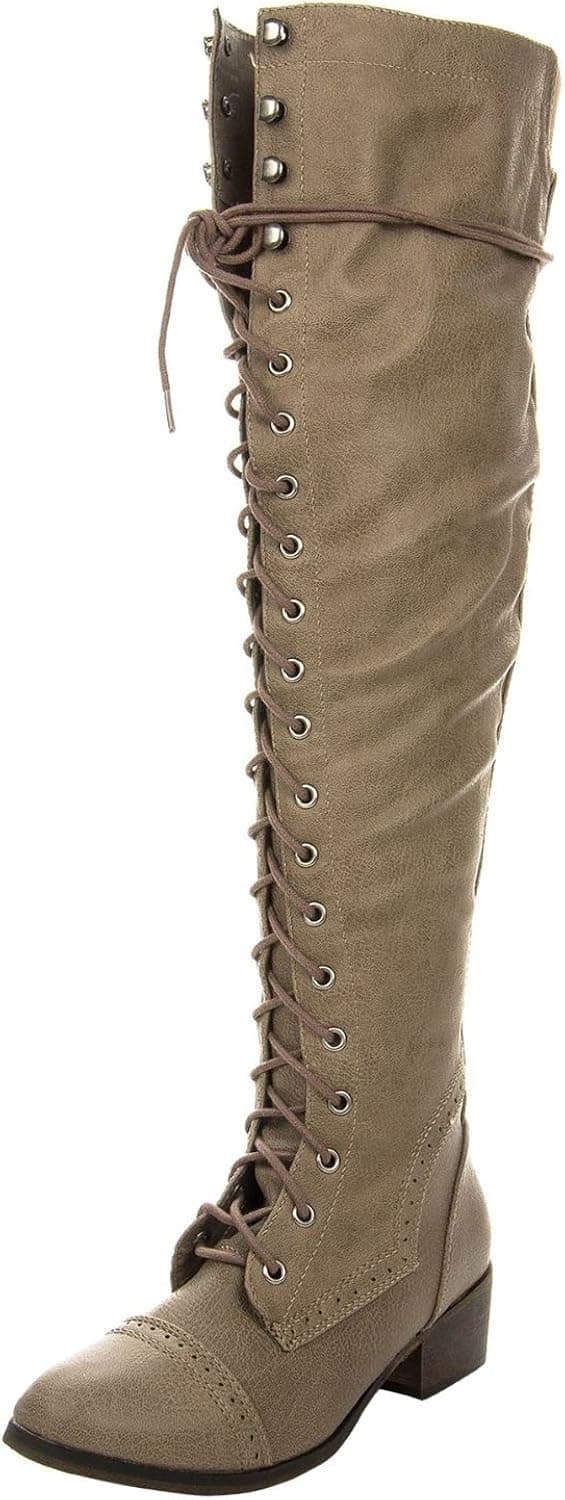 Breckelle's Women's Alabama-12 Knee High Riding Boots