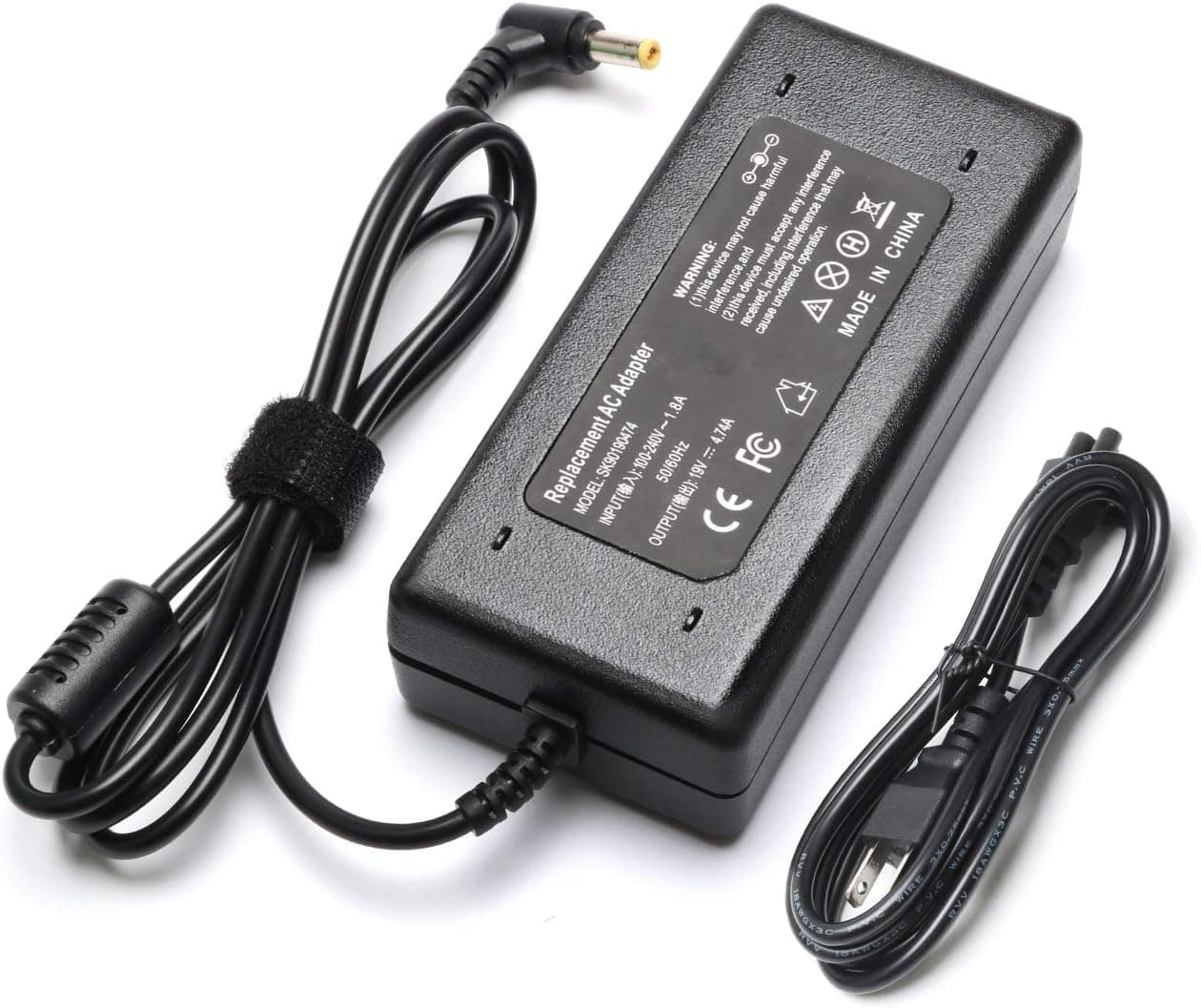 90W 19V 4.74A Laptop Compaq Charger for HP Compaq Notebook NX9000 NX9005 NX9010 ZE4328 N1050V Power Supply